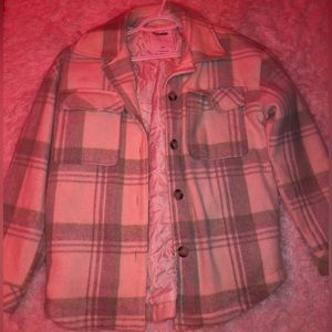 plaid coat